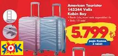 AMERİCAN TOURİSTER 143244 VALİZ KABİN BOY AMERİCAN TOURİSTER 143244 VALİZ KABİN BOY